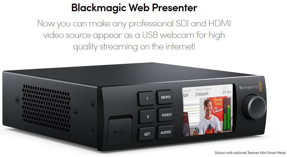 Blackmagic 發(fā)布SDI、HDMI轉(zhuǎn)USB及視頻切換產(chǎn)品，提供高質(zhì)量互聯(lián)網(wǎng)直播